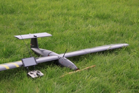 Raptor E1 UAV powered by HES fuel cell system (Photo: Business Wire)