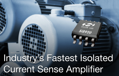 Silicon Labs Si8920: The Industry's Fastest Isolated Current Sense Amplifier (Graphic: Business Wire)