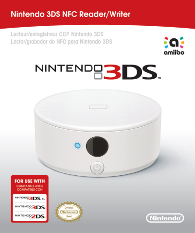 The Nintendo 3DS NFC Reader/Writer accessory allows players to enjoy amiibo figures and cards on all other systems in the Nintendo 3DS family (Photo: Business Wire) 