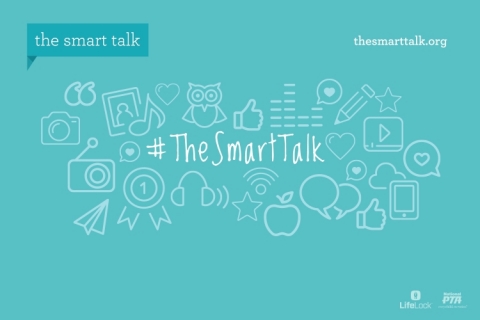 TheSmartTalk.org from National PTA and LifeLock offers a way for families to have conversations about technology together. (Graphic: Business Wire)