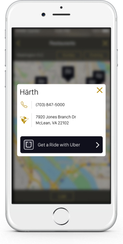 Once you've made your choice, you can request an Uber with just a few clicks (Photo: Business Wire)