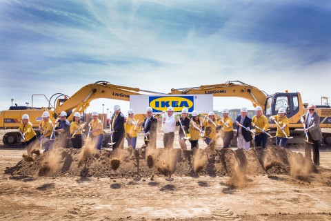 IKEA breaks ground at site of future new Burbank relocation (Photo: Business Wire)