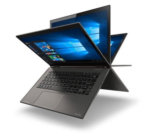 Toshiba announces the Satellite Radius™ 12, a compact 2-in-1 laptop designed with expert technologies to best meet the performance demands of today and tomorrow. (Graphic: Business Wire)