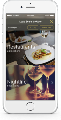 'Local Scene' will give members insights from other Uber riders on where to go in the city they're visiting (Photo: Business Wire)