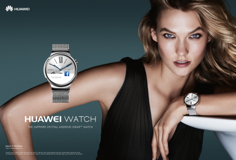 Huawei Watch Mario Testino Karlie Kloss (Photo: Business Wire)