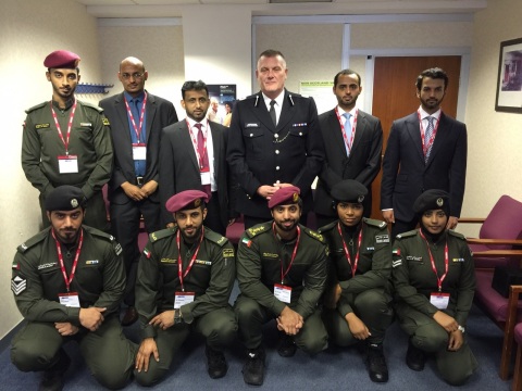 Chief of Operations at the London Metropolitan Police with the staff of ADP Security Support (Photo: ME NewsWire)