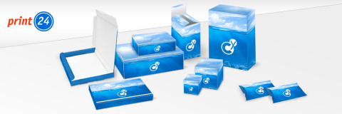 Individuell bedruckbare Verpackungen bei print24.com (Graphic: Business Wire)