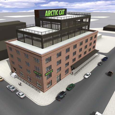 Rendering of Arctic Cat's planned Minneapolis headquarters in the North Loop. (Graphic: Arctic Cat)