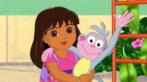 Dora and Boots in the Dora and Friends: Into the City! special, "Return to the Rainforest" (Graphic: Business Wire)