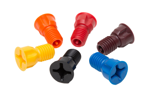 HASCO sealing plugs produced in POM (Polyoxymethylene) using Stratasys 3D printed injection molds. Photo: Stratasys