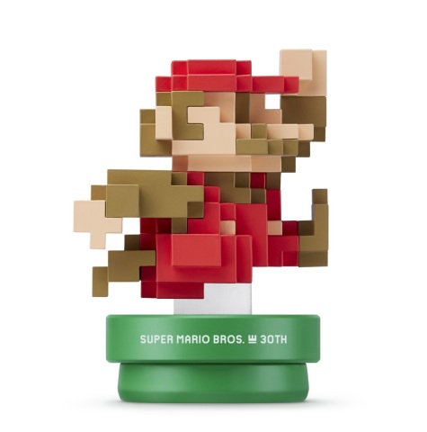 Launching on the same day as Super Mario Maker are two special 30th Anniversary Mario amiibo figures - both inspired by the 8-bit look of Mario - with one retaining the classic colors from Super Mario Bros. and the other sporting the modern-day color scheme. (Photo: Business Wire)