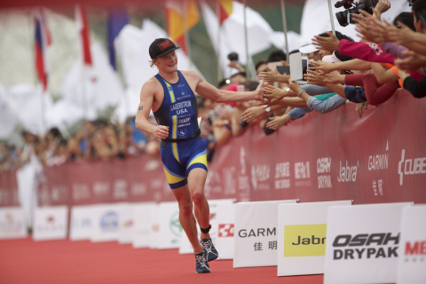Eric Lagerstrom Wins 2015 Beijing International Triathlon. Photo Credit: Rocky Arroyo