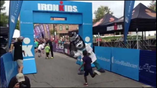 Nearly 200 local youth participated in this morning’s first UnitedHealthcare IRONKIDS Augusta Fun Run at the Augusta Convention Center. UnitedHealthcare mascot Dr. Health E. Hound and Terence Christopher of UnitedHealthcare cheered on local youth as they crossed the finish line, where every child received a medal. For the first time in Augusta, IRONKIDS offered 1-mile and ¼-mile tracks for physically challenged youth athletes. (Video Credit: Buddy Castellano)