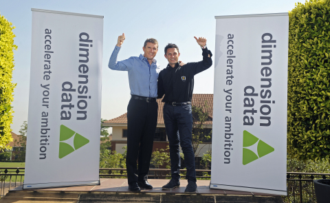 Dimension Data CEO Brett Dawson and Doug Ryder of Ryder Cycling - set to harness the power of techno ... 