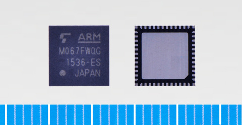 東芝：ARM Cortex-M0コアを搭載したUSBデバイスコントローラ内蔵マイコン「TMPM067FWQG」 （写真：ビジネスワイヤ）