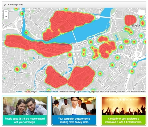 Location intelligence and mobile advertising platform, DropIn. (Graphic: Business Wire)
