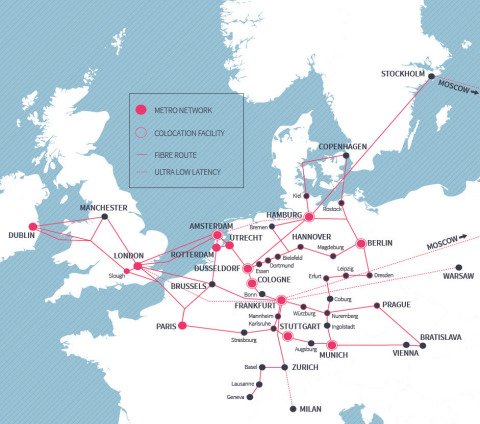 euNetworks footprint (Photo: Business Wire)
