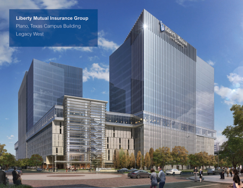 Liberty Mutual Plano Campus Rendering (Graphic: Business Wire)