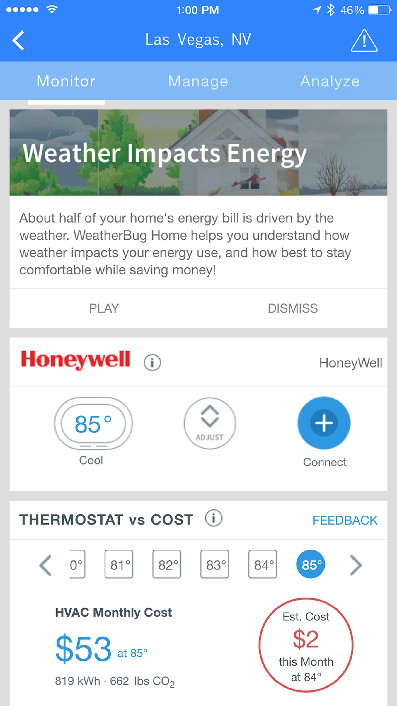 WeatherBug Home and Honeywell Enable Smart Thermostat Users To See How  Weather Impacts Their Energy Use | Business Wire