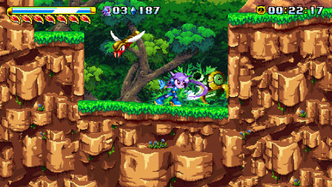 Freedom Planet is a cartoony, combat-based platform adventure that pits a spunky dragonoid and her friends against an alien attack force. (Photo: Business Wire)