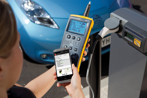 The new Seaward EV100 is a dedicated tester for EV charging points (Photo: Business Wire)