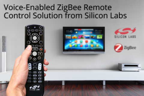 Silicon Labs Voice-Enabled ZigBee Remote Control Reference Design for the Connected Home (Graphic: Business Wire)
