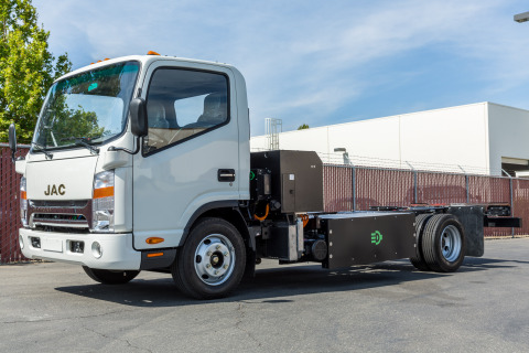 Efficient Drivetrains, Inc. announces zero emissions capable logistics truck (Photo: Business Wire)