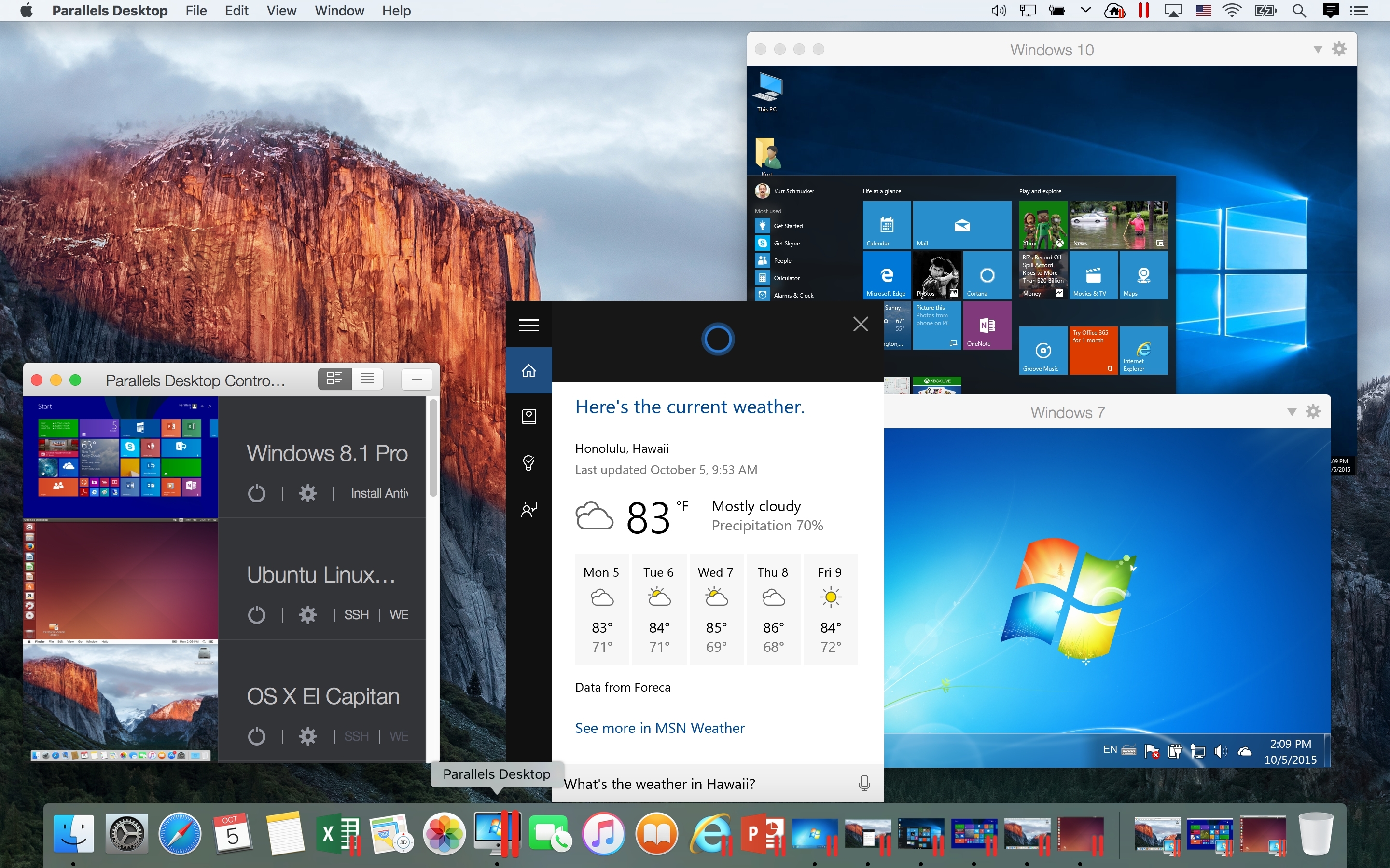 Mac OS X and Microsoft Windows OS