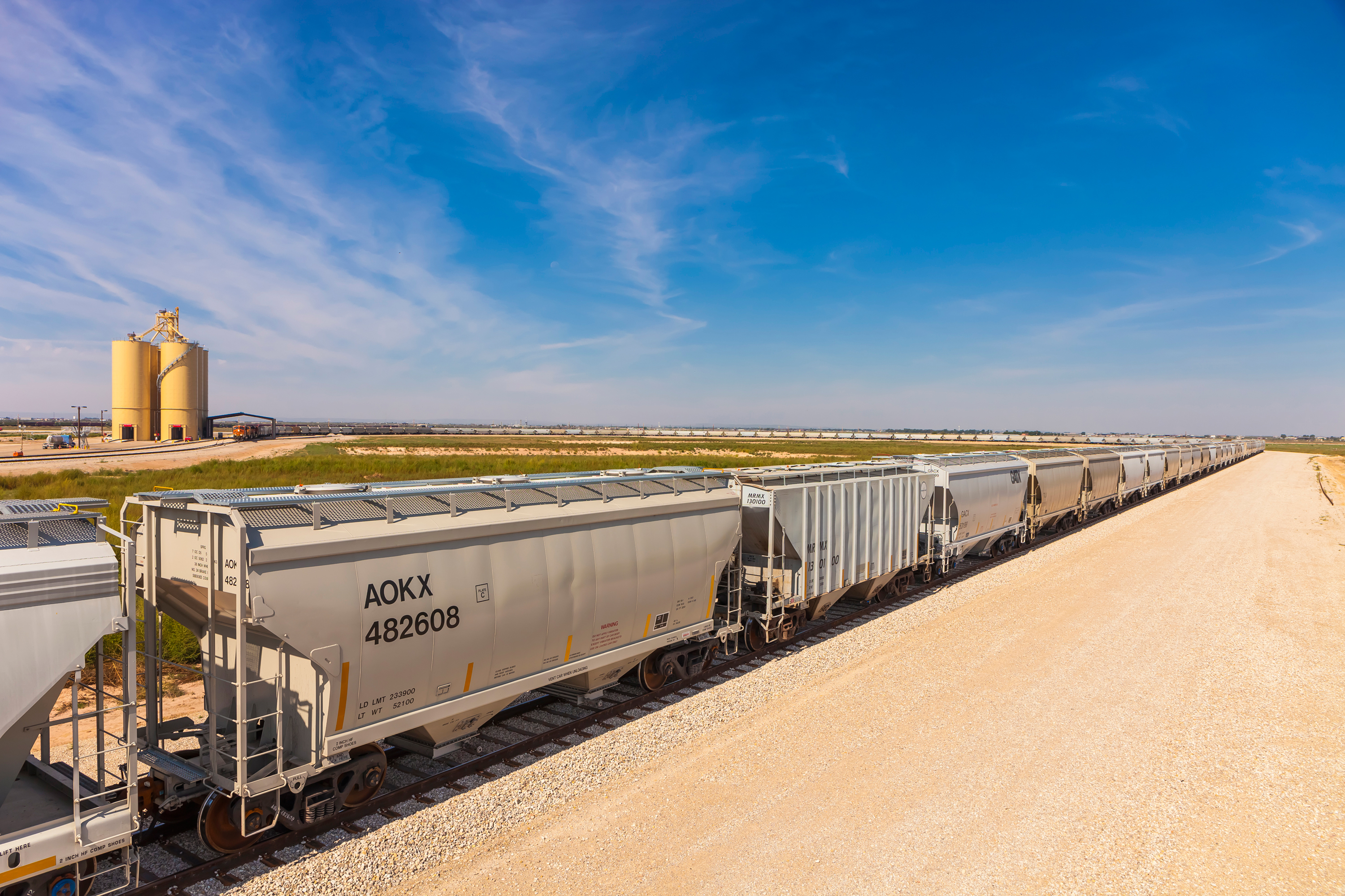 Rangeland Energy’s RIO Hub Receives Largest Frac Sand Unit Train on