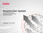Imation Corp. shareholder update.