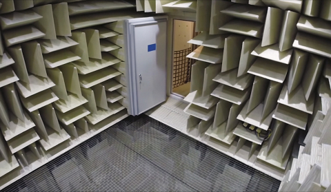 Microsoft Sets Guinness World Record for Quietest Place on Earth with Eckel Anechoic Chamber (Photo: Business Wire)
