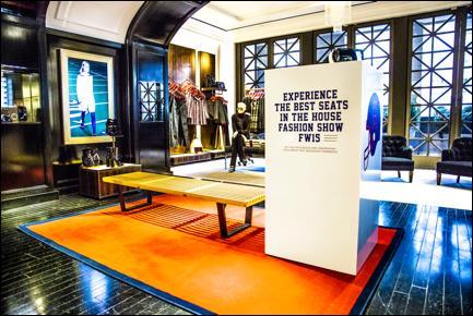 Virtual Reality In-Store Set-Up at Tommy Hilfiger's Fifth Avenue Flagship Store (Photo: Business Wire)