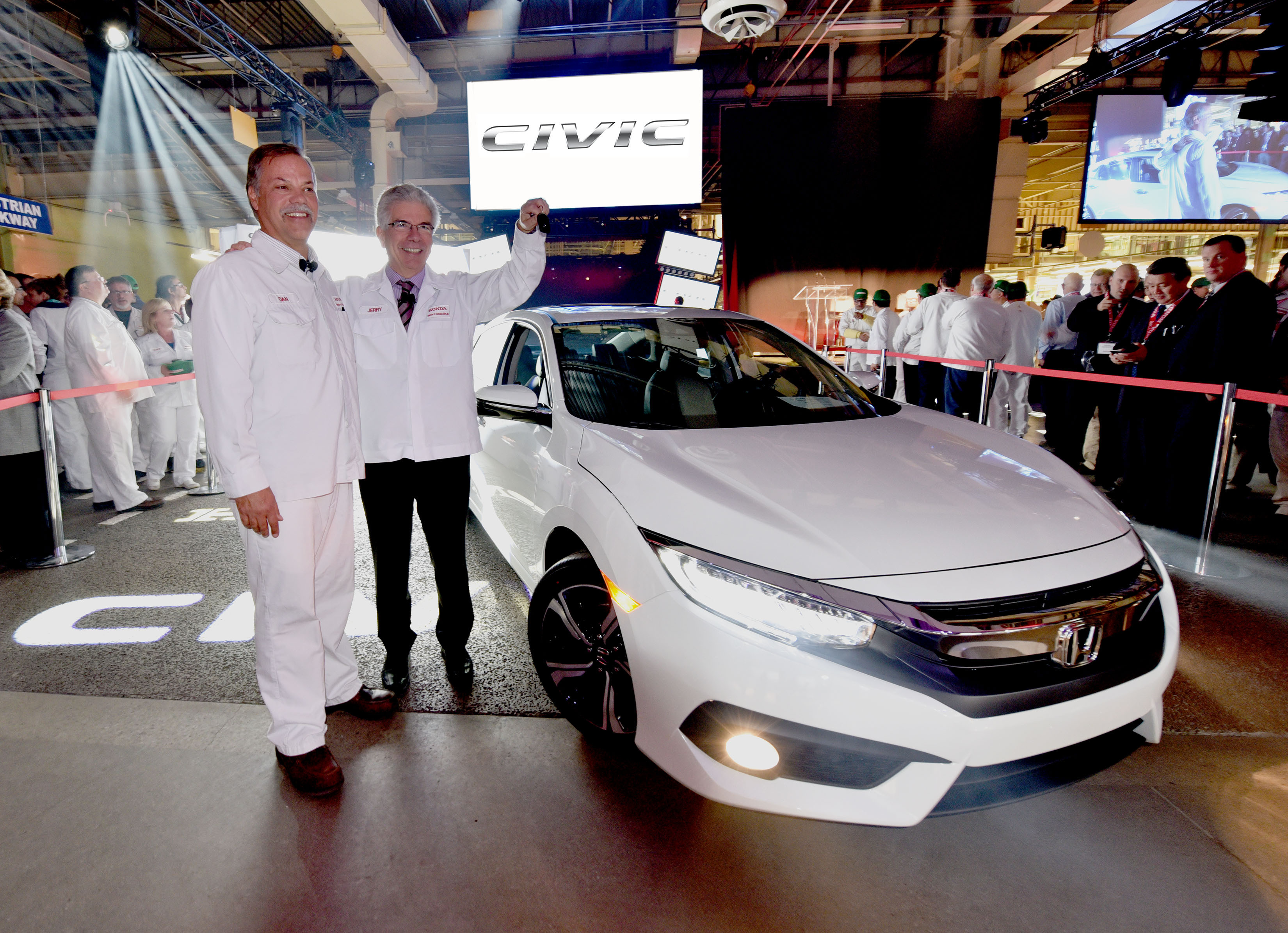 Honda of Canada Mfg., Global Lead Plant for Tenth-Generation Civic, Begins  Mass Production of All-New 2016 Honda Civic Sedan | Business Wire