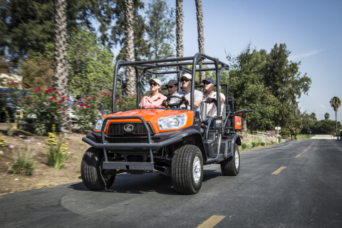 Kubota introduces the RTV-X1140, featuring the innovative K-Vertible cargo conversion system, which transforms the vehicle from two passengers and a large cargo bed to four passengers and a cargo bed. (Photo: Business Wire)