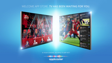 Applicaster: Is your channel an Apple TV™ app yet? (Graphic: Business Wire)