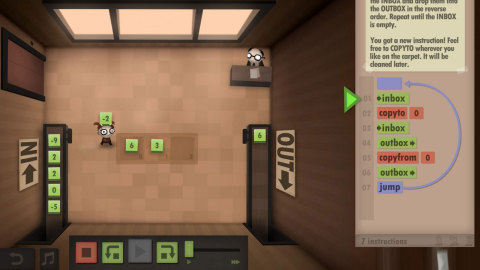 The newest game from the designer of the World of Goo game and the team behind the Little Inferno game, Human Resource Machine is a puzzle game for nerds! (Photo: Business Wire)