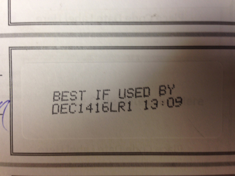 "Best If Used By" date (Photo: Hormel Foods Sales LLC)