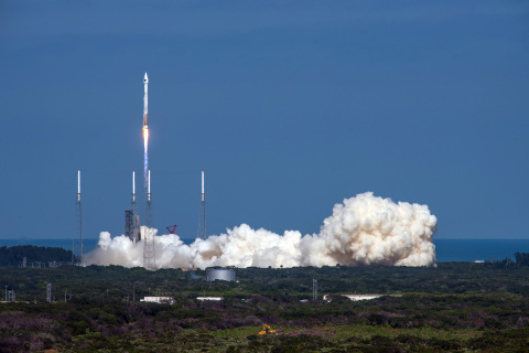 Orbital ATK's propulsion and composite technologies supported the launch of ULA's Atlas V rocket on October 31 carrying the GPS IIF-11 satellite for the U.S. Air Force. Photo by United Launch Alliance