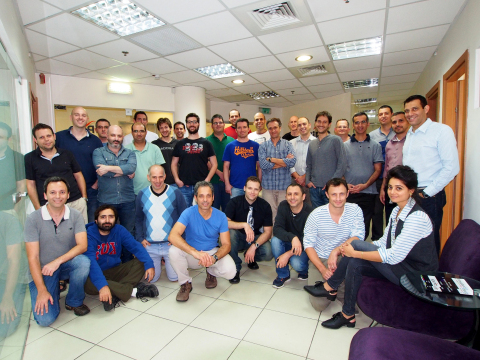 Sckipio’s Israeli Team (shown here) will be augmented by a US presence based in Silicon Valley. (Photo: Business Wire)