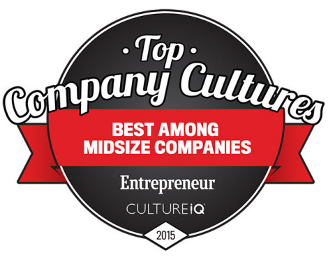 PAN Communications, ranked 17th for Top Company Cultures among midsize companies from Entrepreneur. (Graphic: Business Wire)