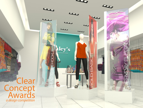 Planar Clear Concept Award Using Planar LookThru OLED Transparent Diplays Example - Retail (Photo: Business Wire)