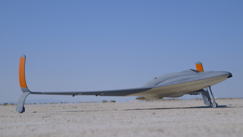 Making its global debut at the Dubai Airshow, Aurora Flight Sciences' high-speed UAV is 80% 3D printed with Stratasys additive manufacturing solutions. Photo: Stratasys