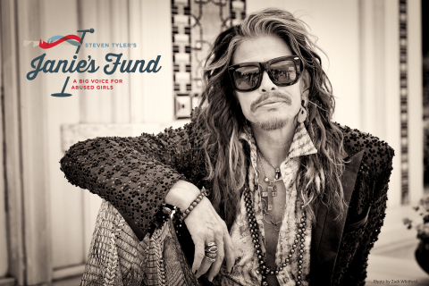 Musician Steven Tyler announced today the launch of his new signature philanthropic initiative to help girls who have been abused and neglected: Janie’s Fund. (Photo: Business Wire)