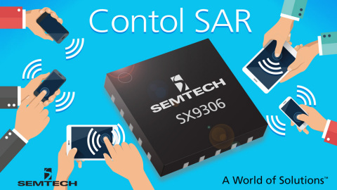Semtech Launches Proximity Sensor to Enable Smart Phone and Tablet Makers to Minimize Radio Frequency Exposure in Next Generation Handheld Products. (Graphic: Business Wire)