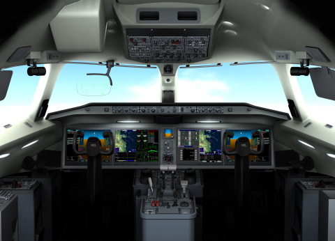 Pro Line Fusion for the MRJ will help MRJ pilots manage, monitor and master flight automation to make flying smooth and safe. Photo courtesy: Mitsubishi Aircraft Corp.