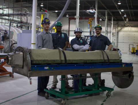 CO2-cured Solidia Concrete™ railroad tie from Solidia Technologies® (Photo: Business Wire)