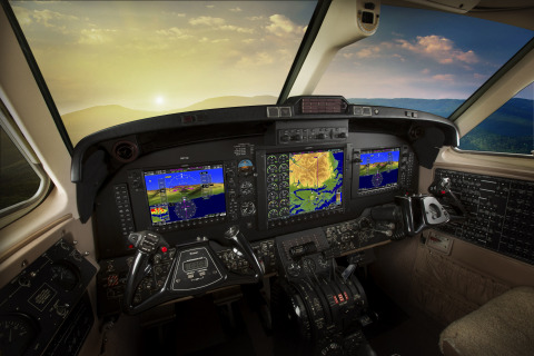 G1000 Integrated Flight Deck in a King Air (Photo: Business Wire)