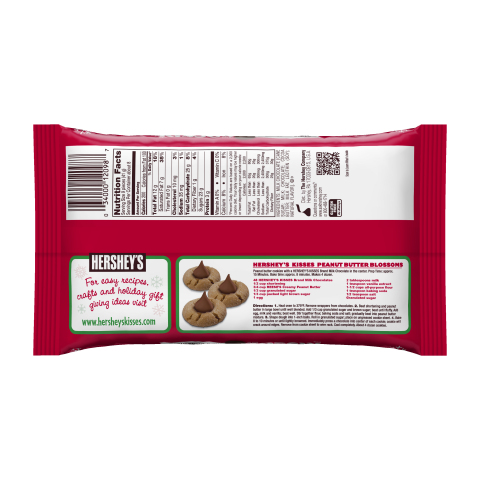 Holiday Hershey’s Kisses Milk Chocolates packages are also the first to pilot the SmartLabel™ QR code to instantly get detailed product information, from ingredient and nutrition facts to allergens. (Photo: Business Wire)