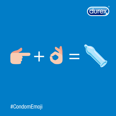 Emojis make it easier to say anything…Let’s make the sex talk simpler and safer with an official #CondomEmoji! (Photo: Durex®)