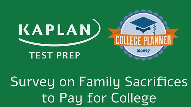 A new Kaplan Test Prep/MONEY survey explores the sacrifices parents say they will make to help cover their kids' college costs.